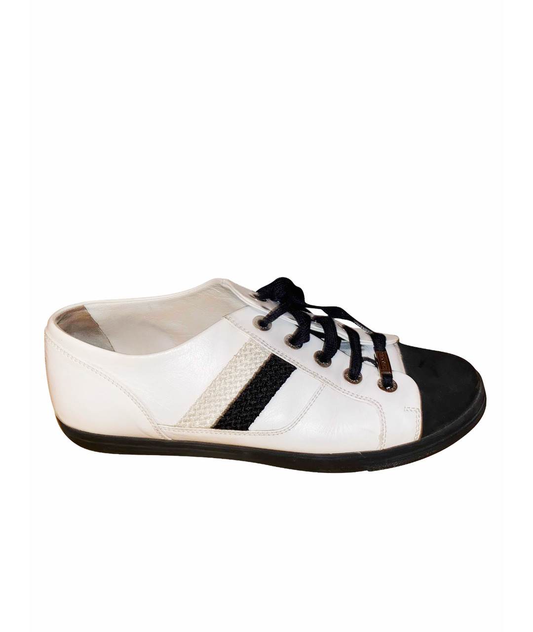 CHANEL PRE-OWNED Белые кожаные кроссовки, фото 1