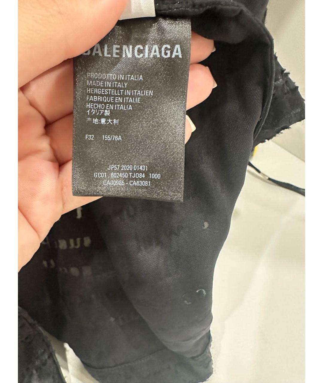 BALENCIAGA Черная рубашка, фото 5