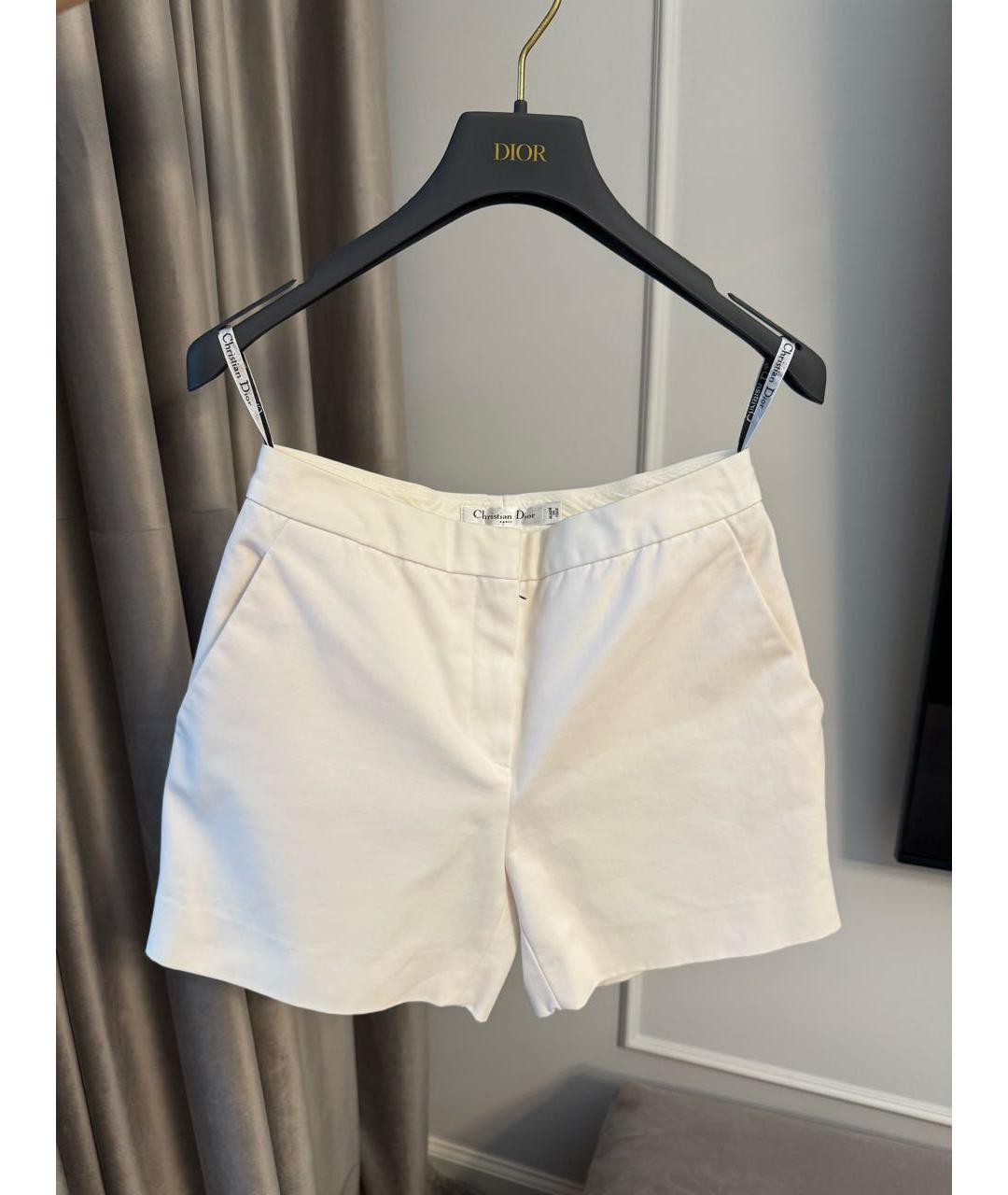 CHRISTIAN DIOR Белые шорты, фото 4