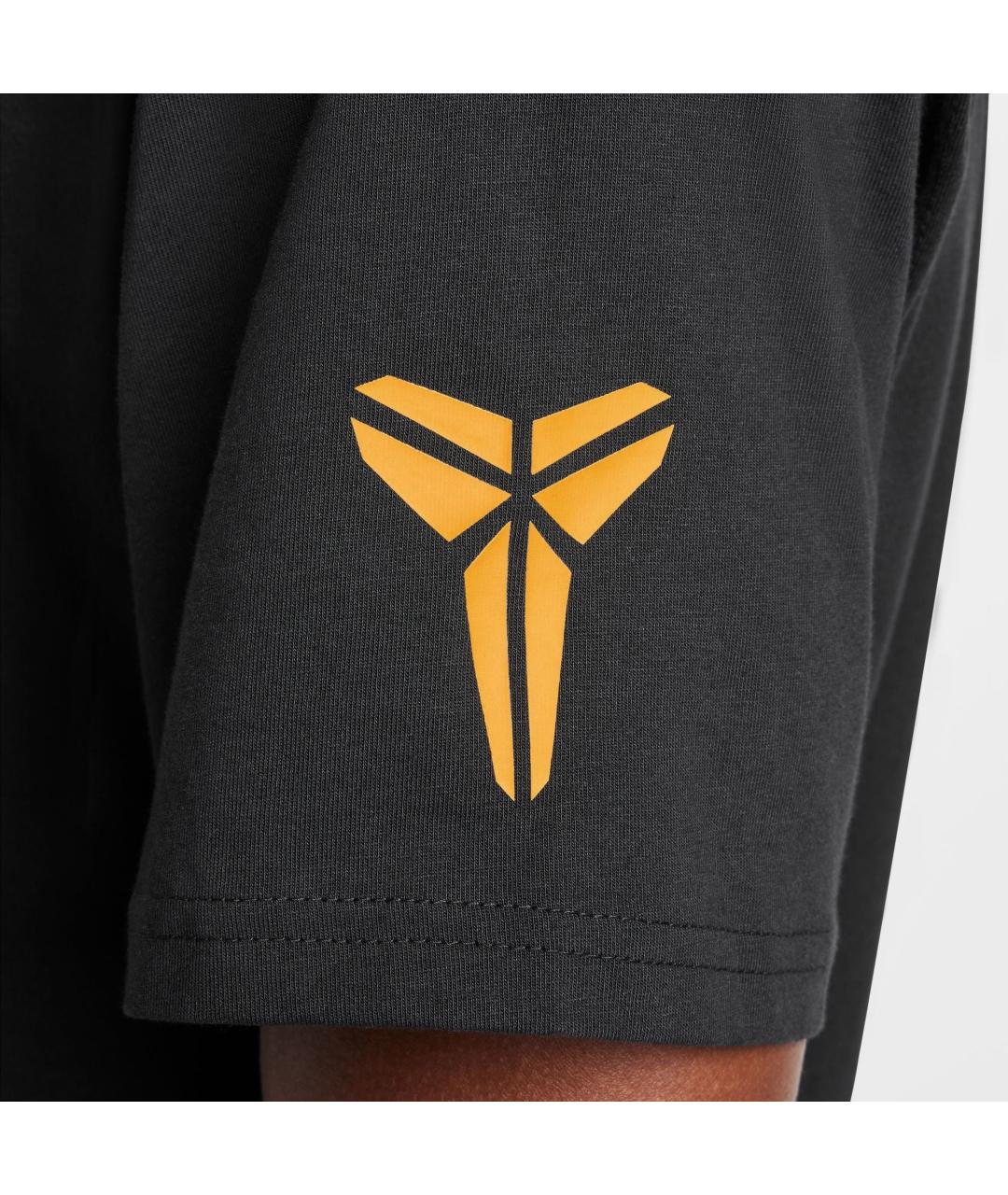 NIKE Черная хлопковая футболка, фото 4