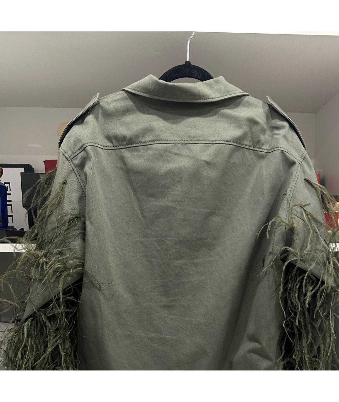 VALENTINO Хаки куртка, фото 4