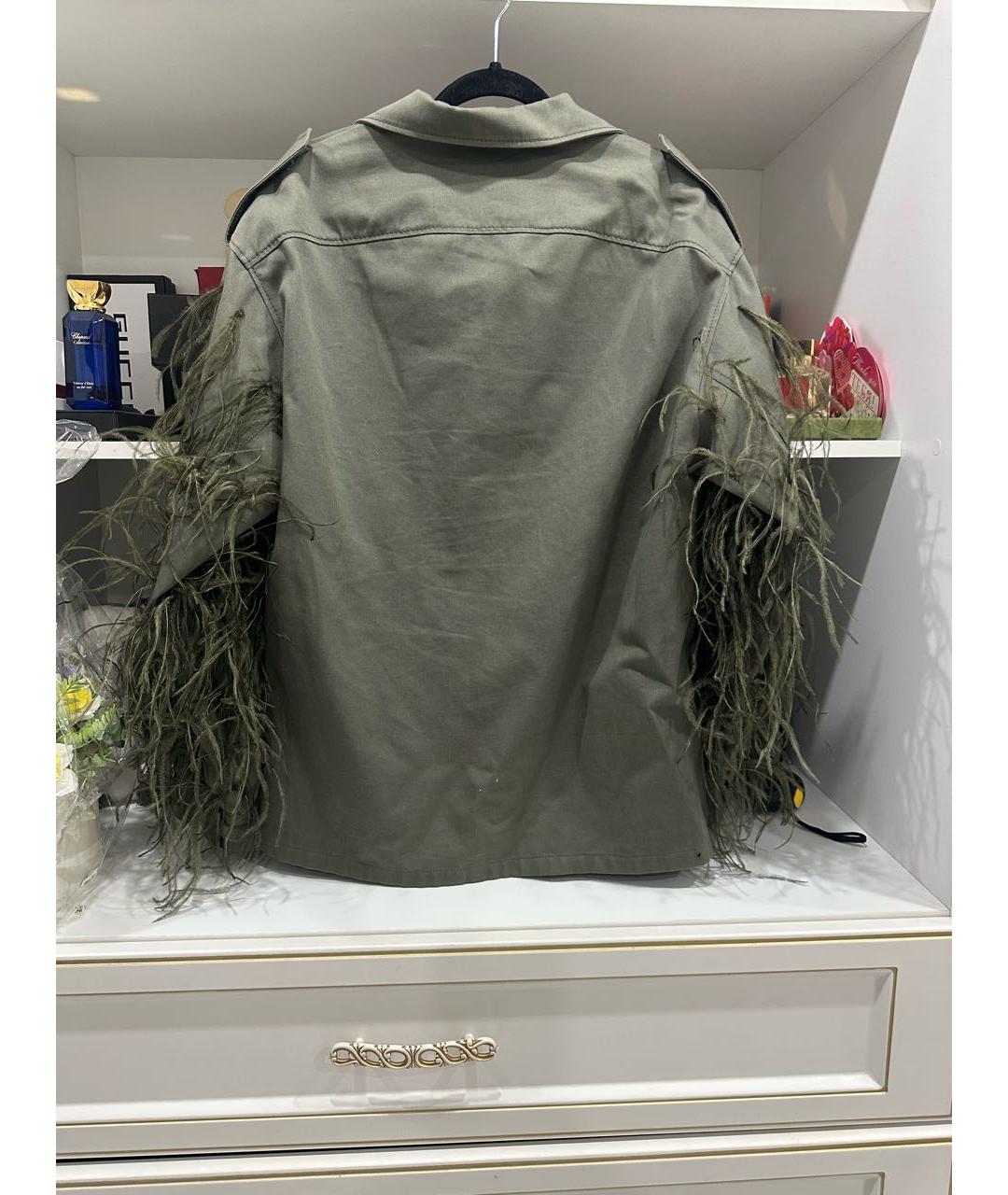VALENTINO Хаки куртка, фото 3