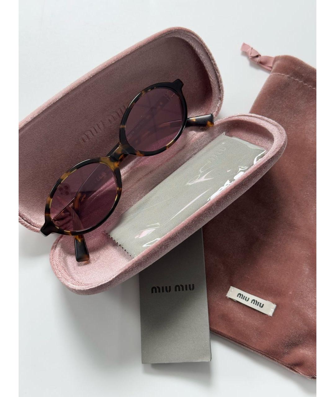 MIU MIU Мульти пластиковые солнцезащитные очки, фото 5