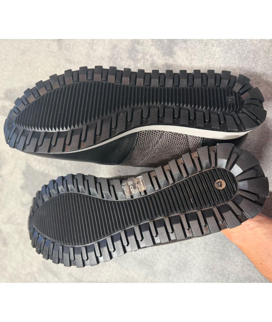GIUSEPPE ZANOTTI DESIGN Коричневые низкие кроссовки / кеды из экзотической кожи, фото 5
