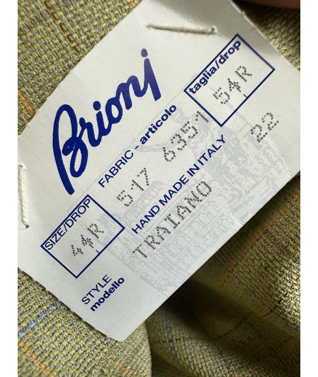 BRIONI Горчичный пиджак, фото 3