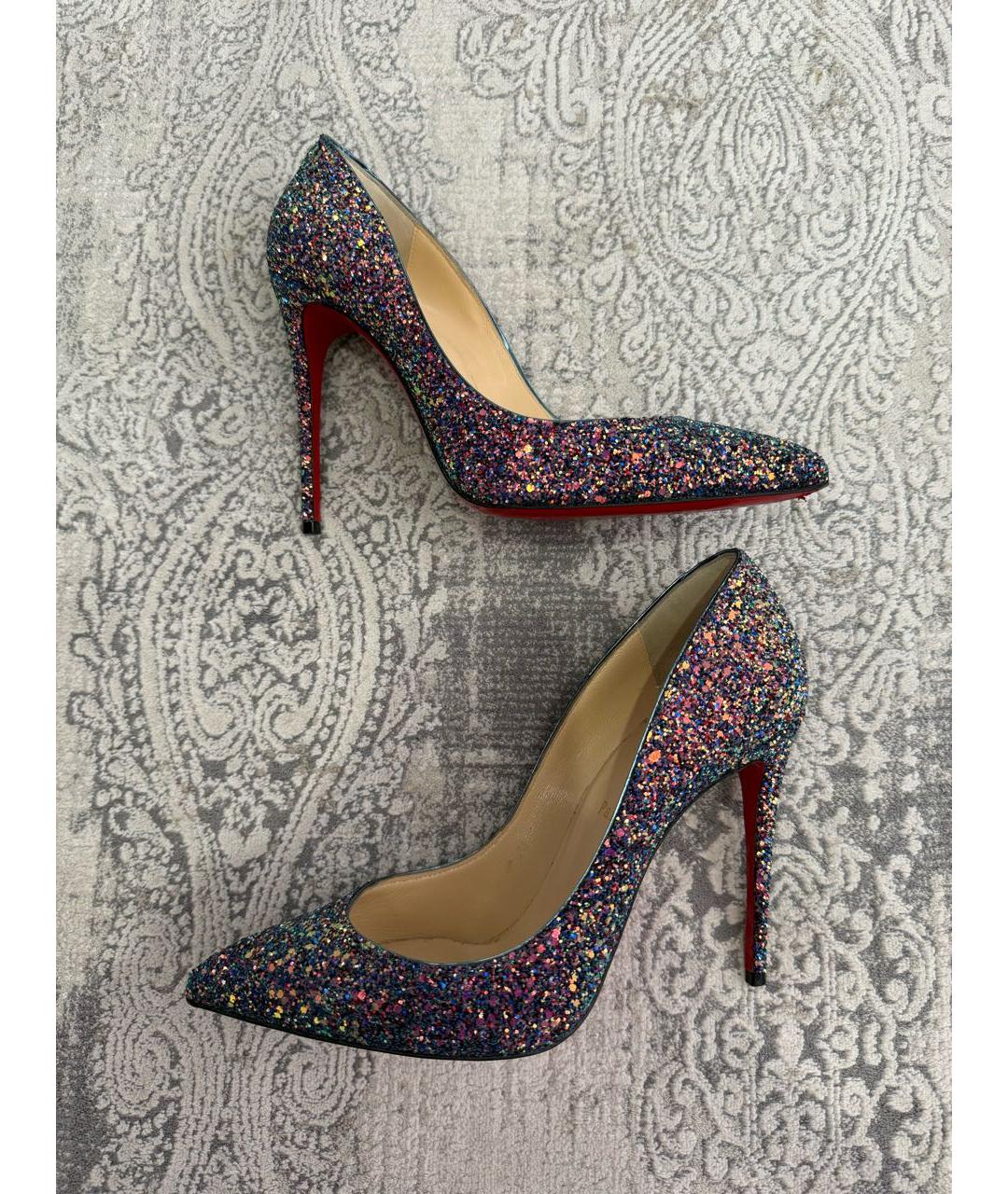 CHRISTIAN LOUBOUTIN Мульти туфли, фото 6