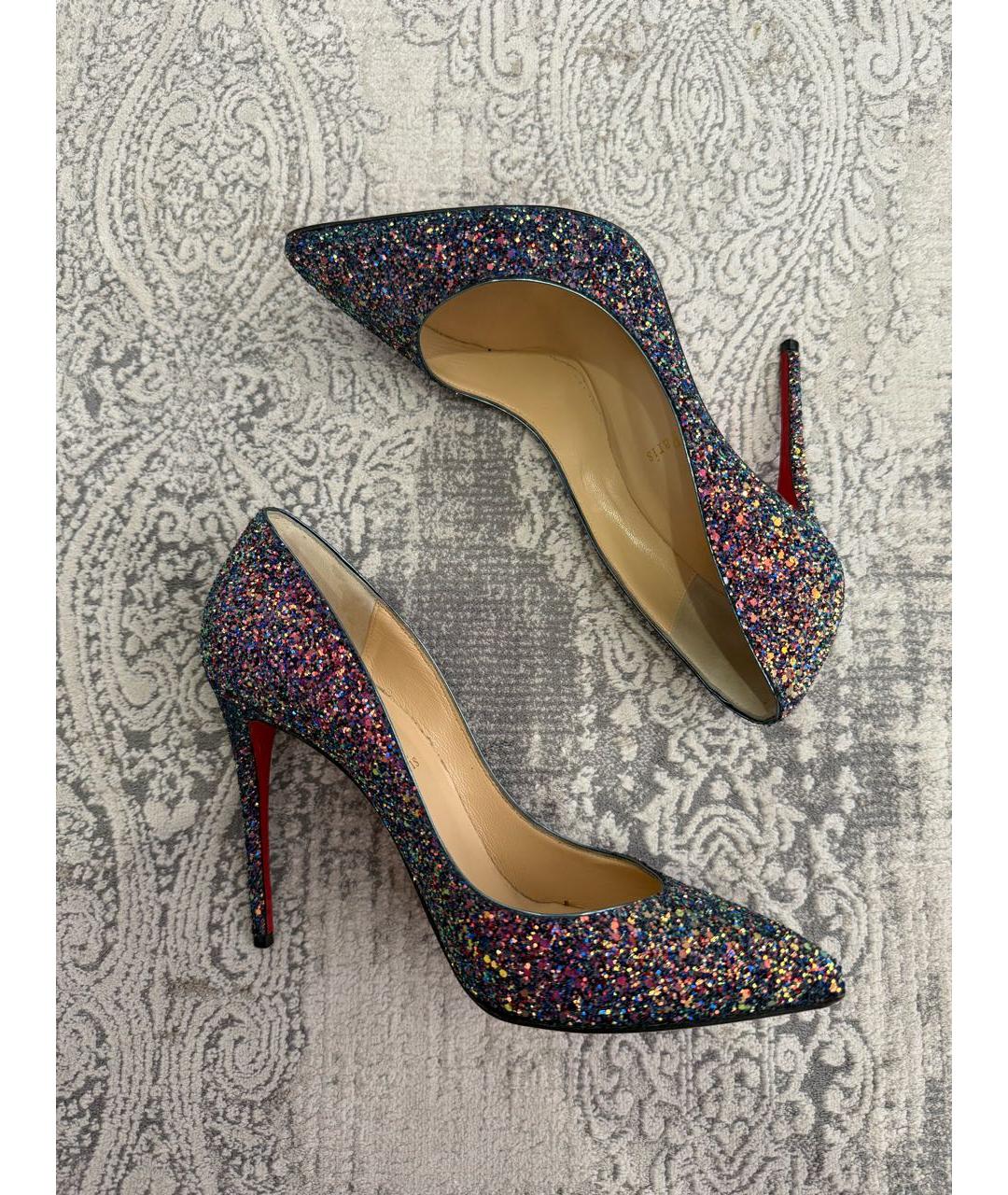 CHRISTIAN LOUBOUTIN Мульти туфли, фото 5