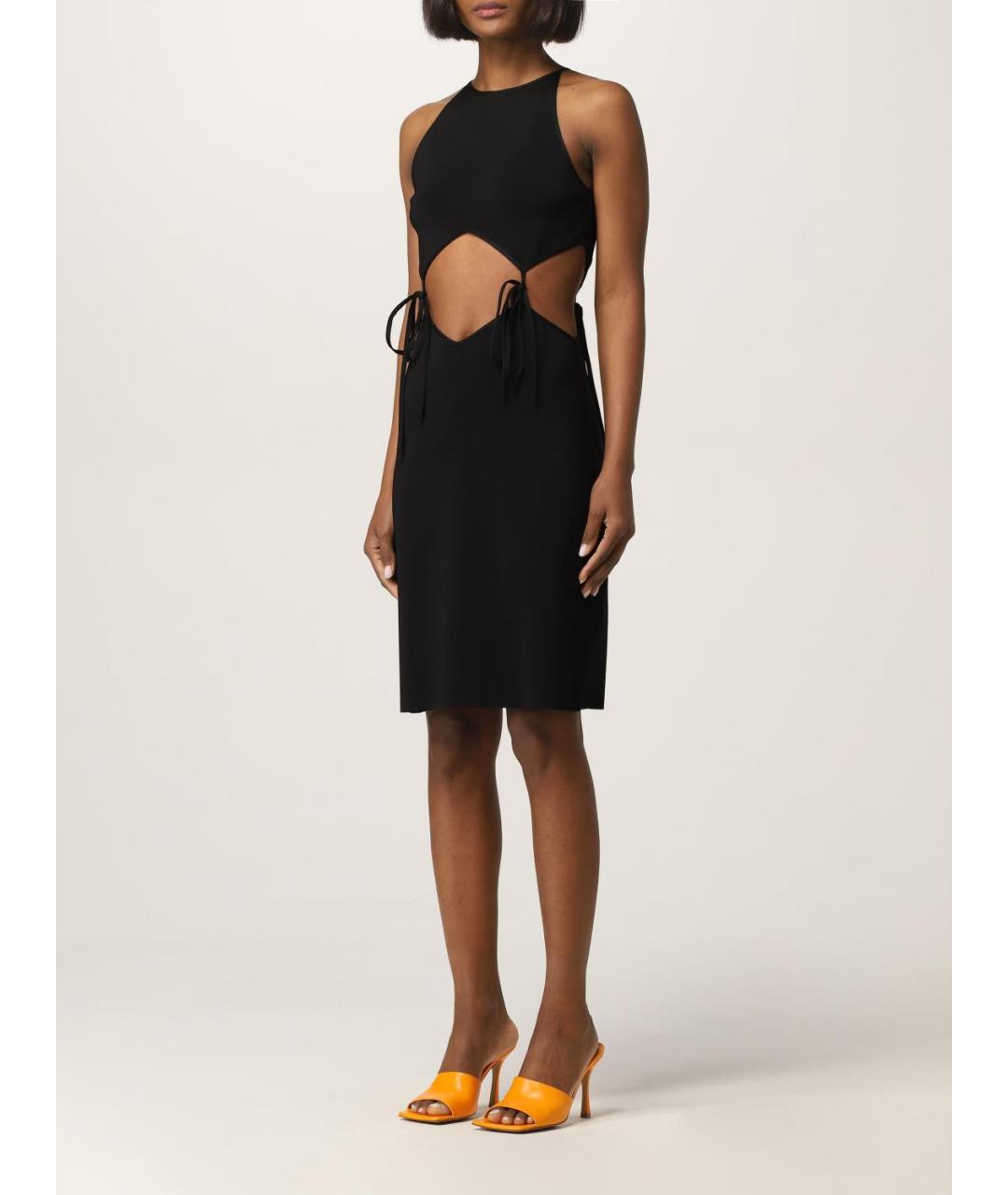 BOTTEGA VENETA Черное платье, фото 3