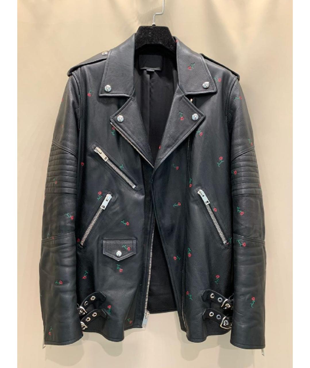 ALEXANDER WANG Черная кожаная куртка, фото 10