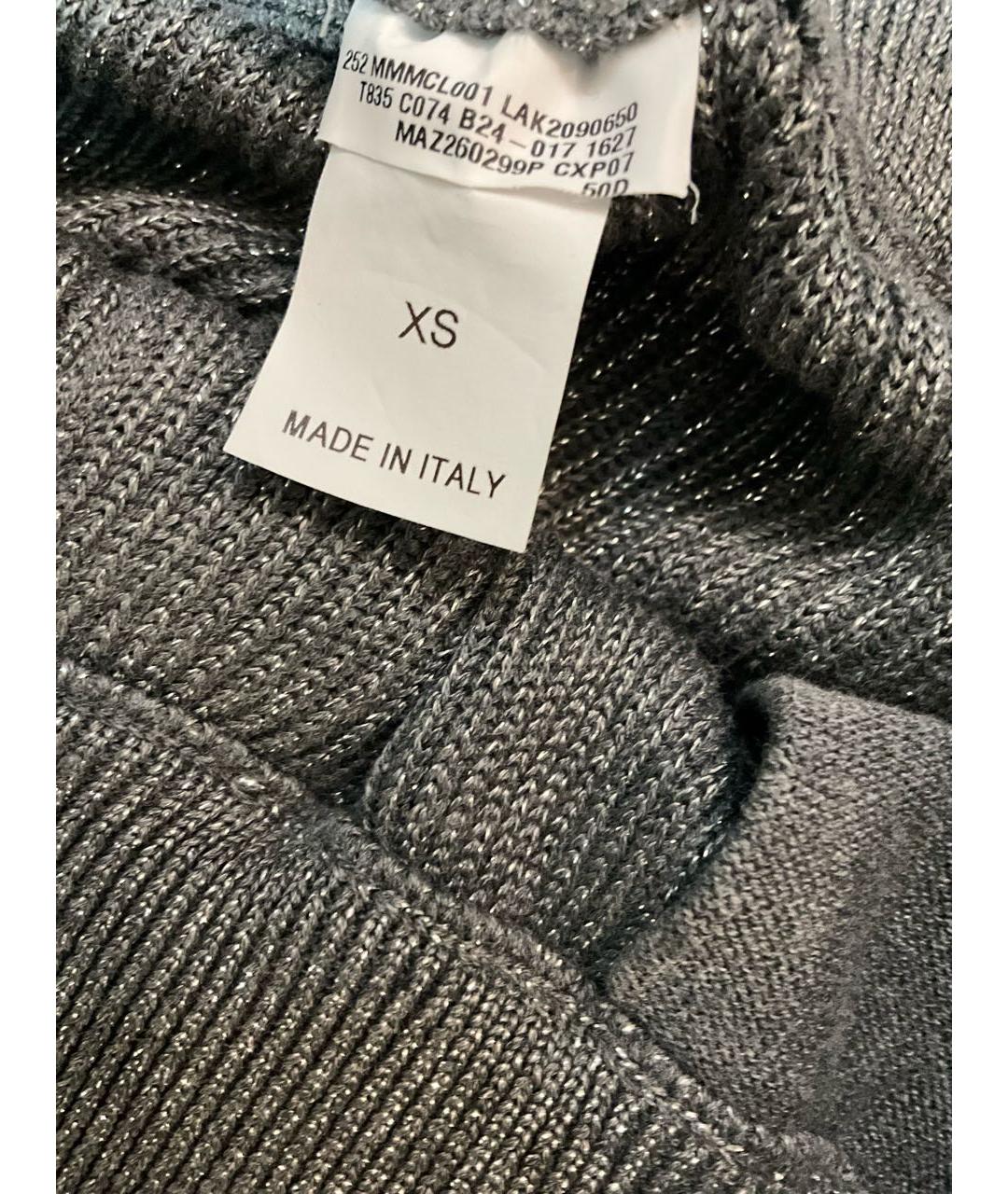 BRUNELLO CUCINELLI Серые хлопковые брюки широкие, фото 6