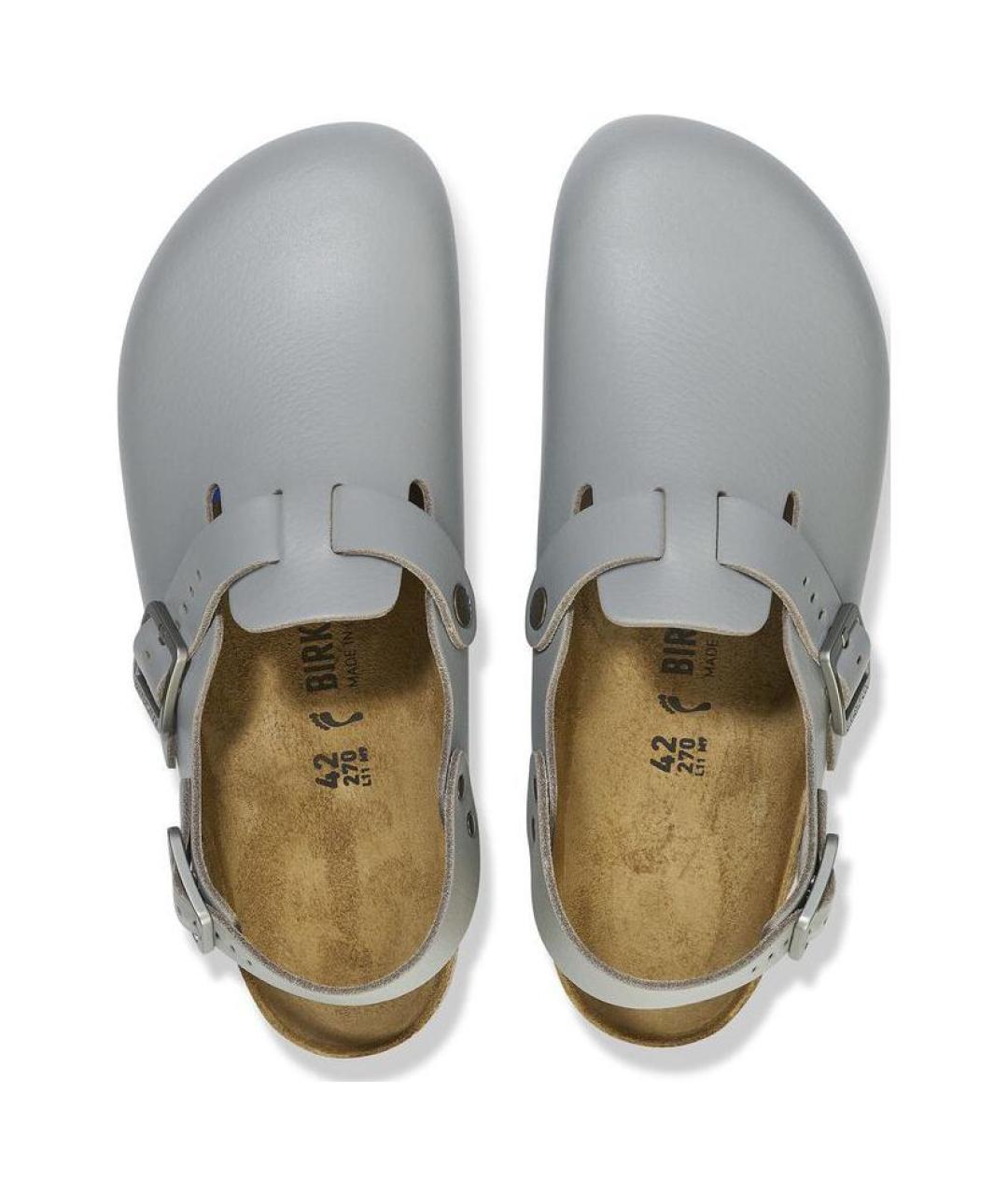 BIRKENSTOCK Серые сабо, фото 4