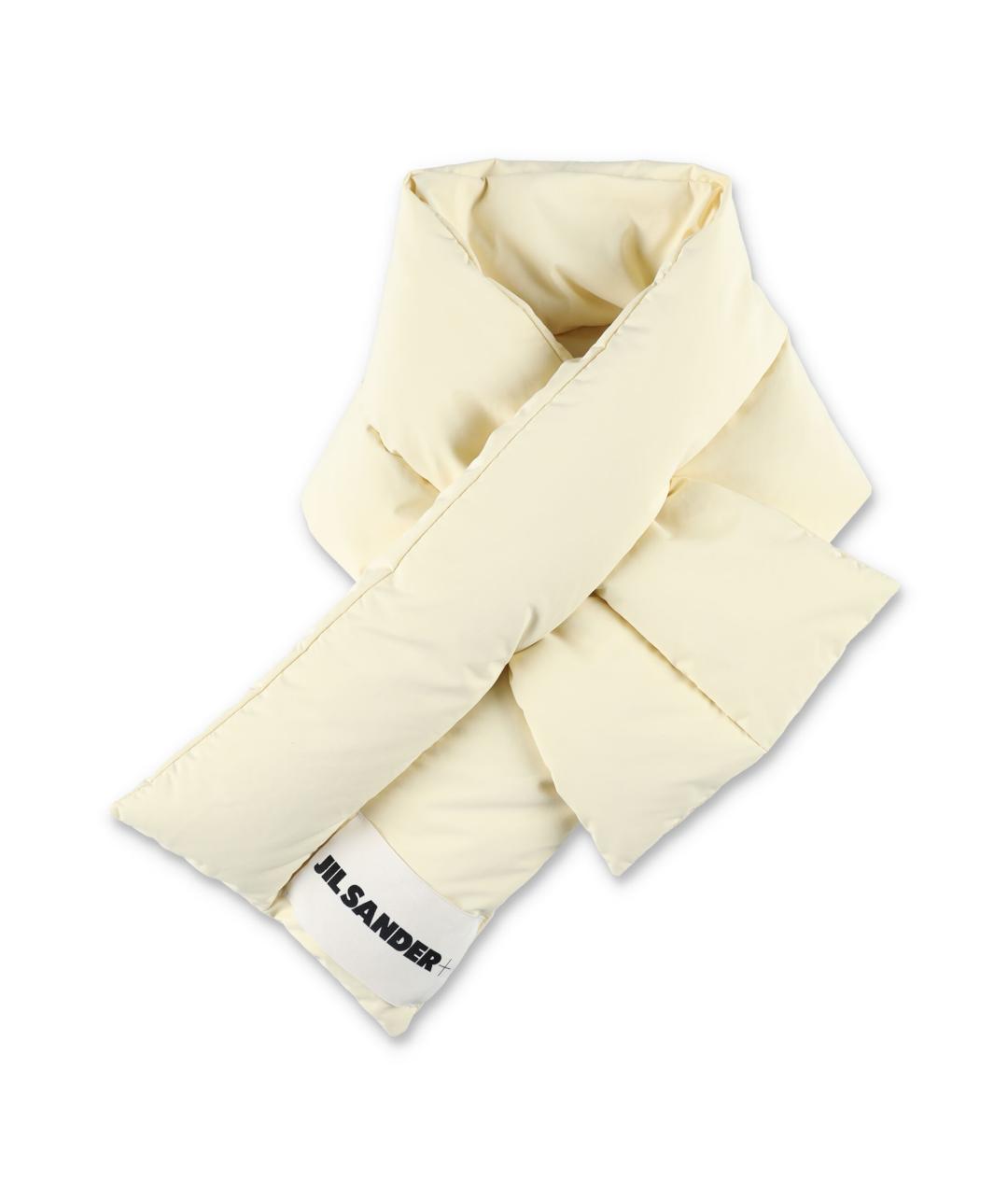 JIL SANDER Бежевый шарф, фото 1