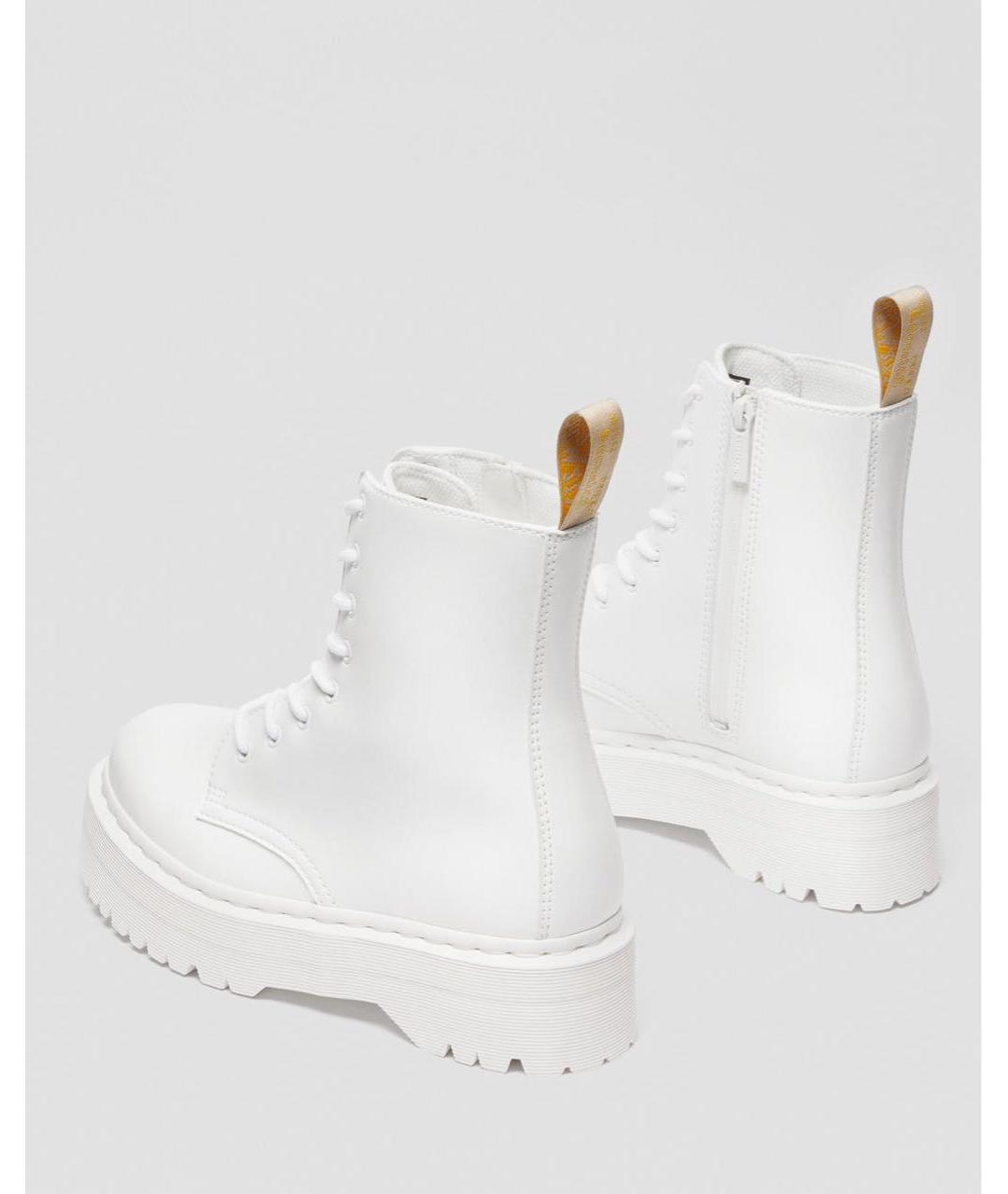 DR. MARTENS Белые ботинки из искусственной кожи, фото 3