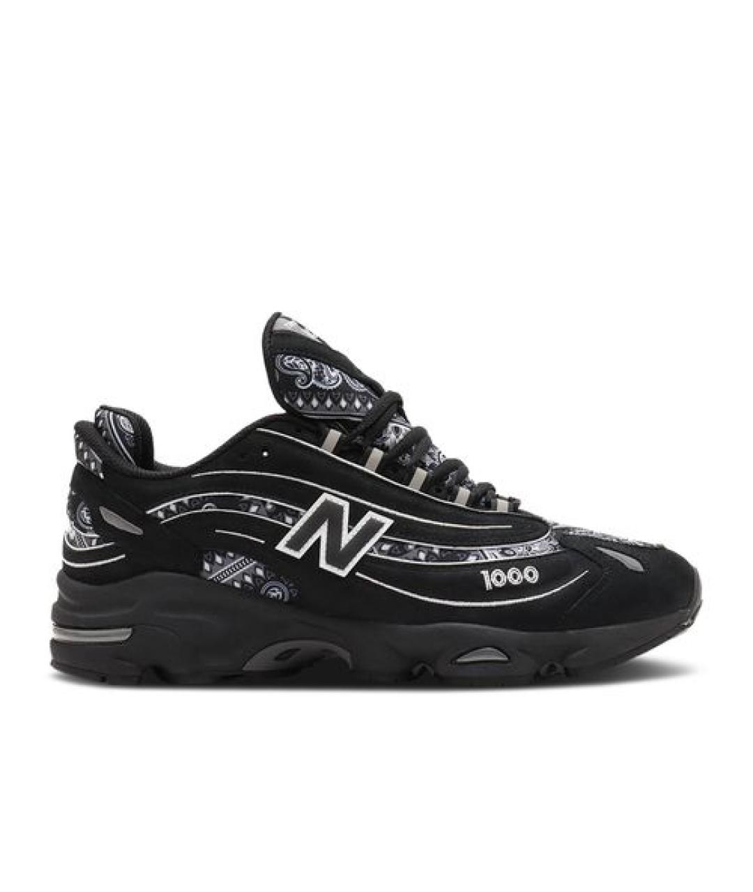 NEW BALANCE Черные низкие кроссовки / кеды, фото 1
