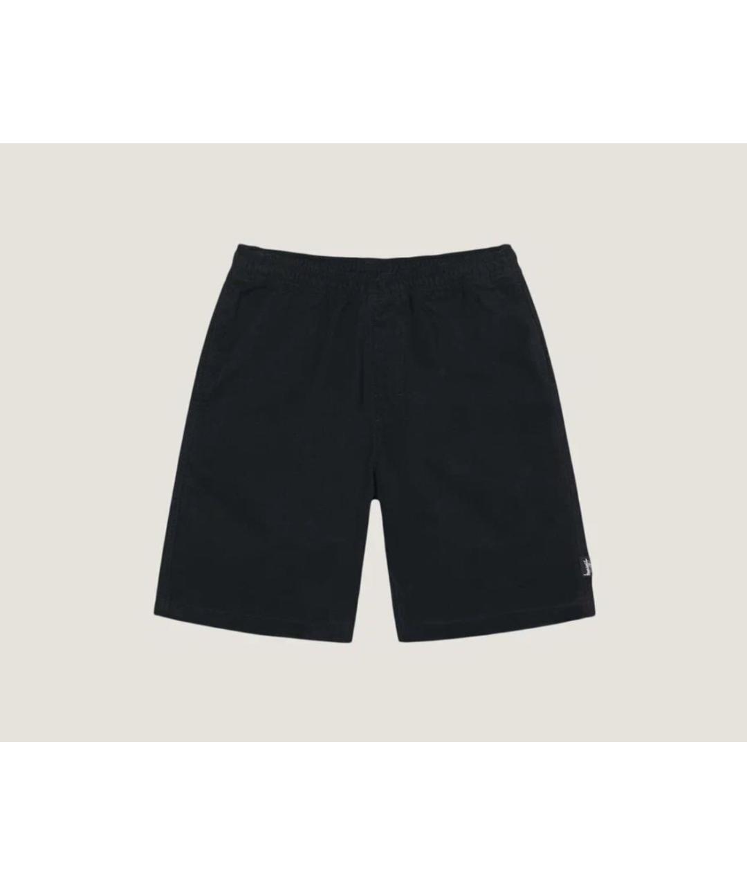 STUSSY Черные хлопковые шорты, фото 9