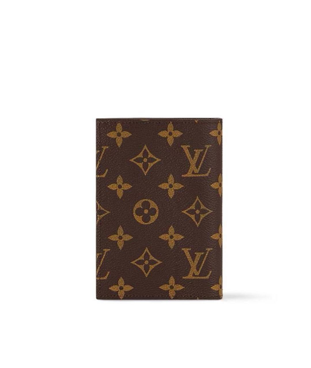 LOUIS VUITTON Коричневый кошелек, фото 3