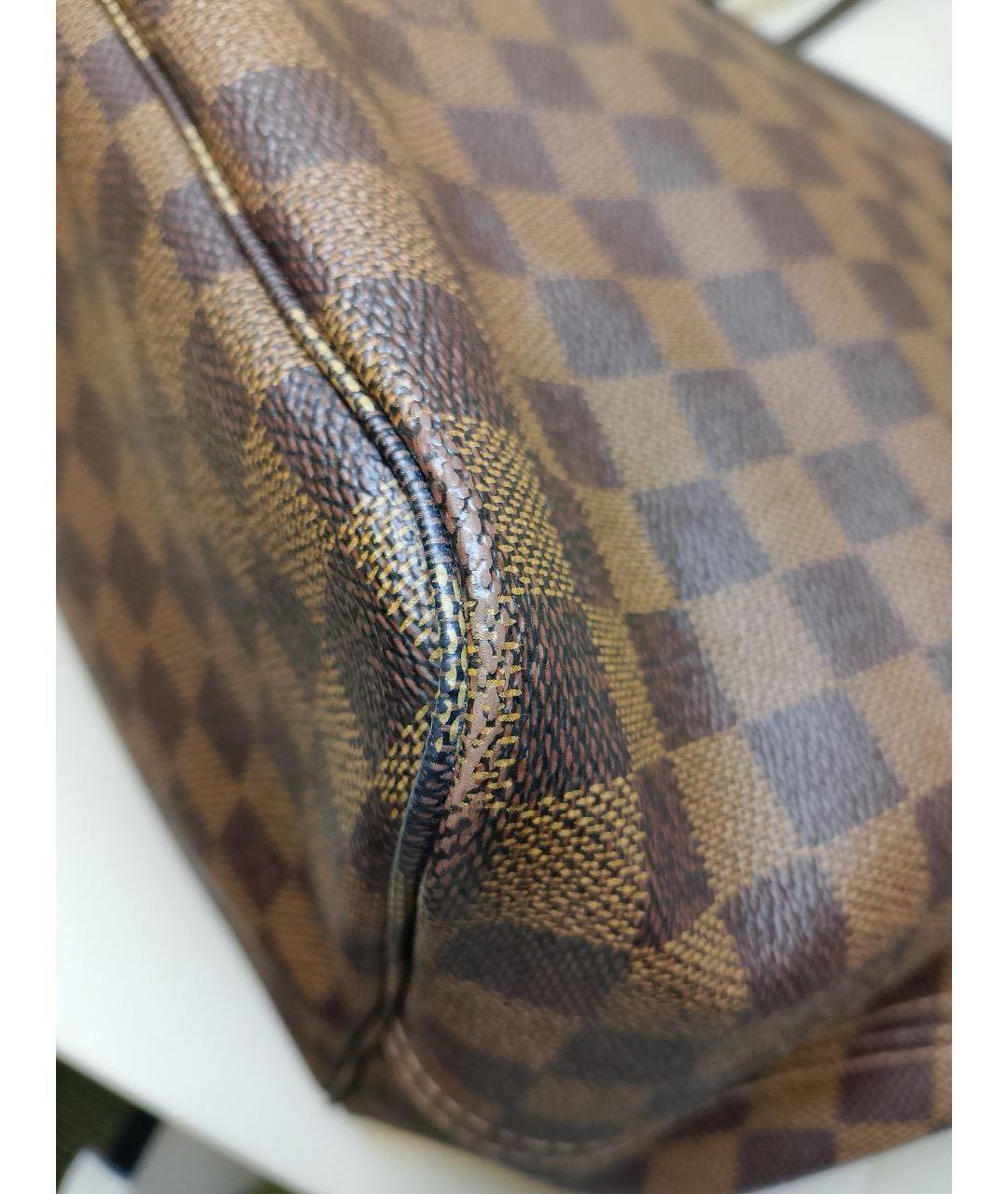 LOUIS VUITTON Коричневая сумка тоут, фото 5