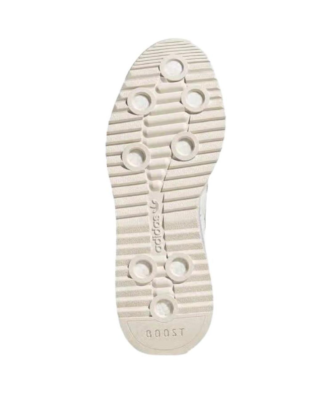 ADIDAS Белые кожаные кроссовки, фото 6