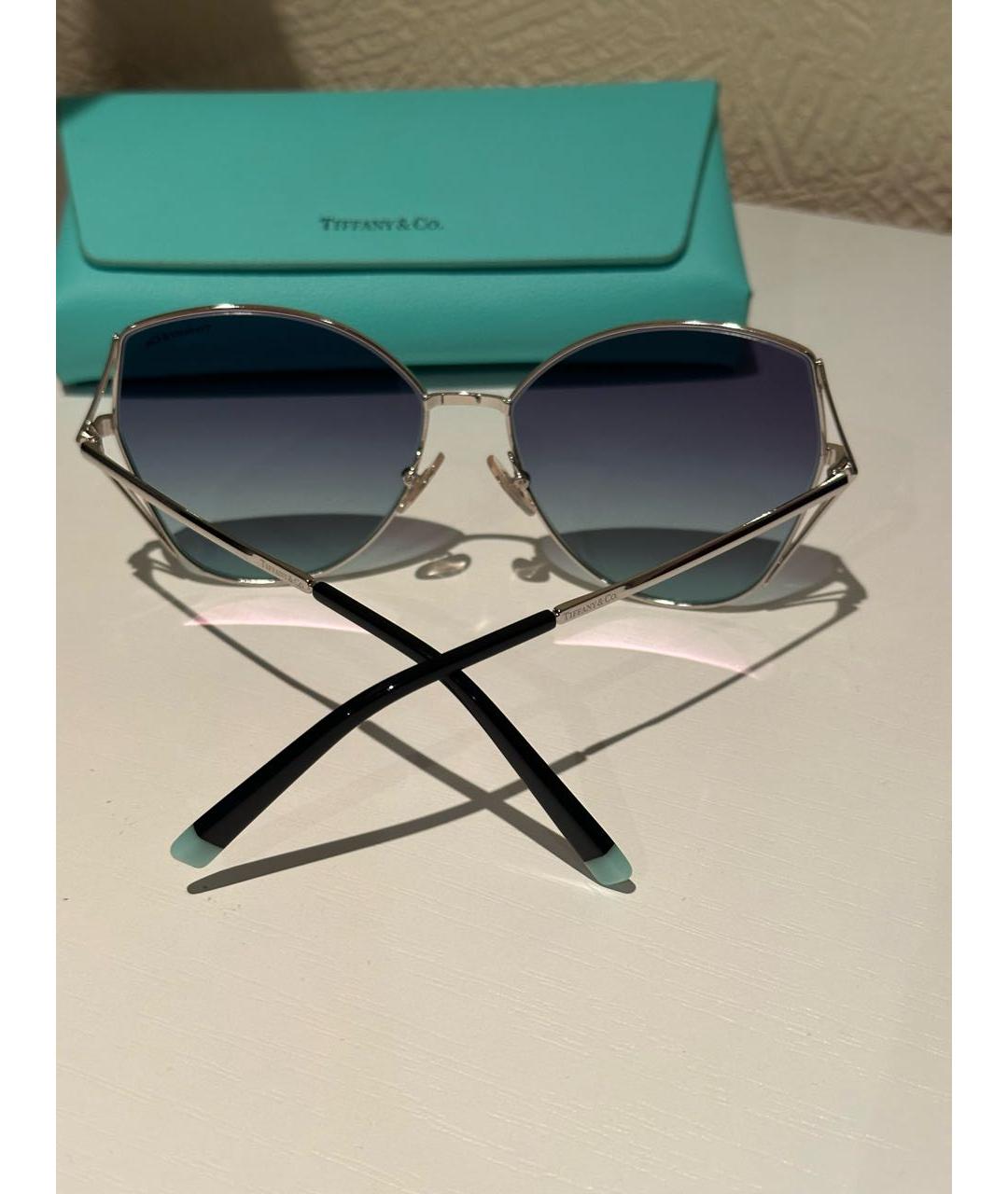TIFFANY&CO Металлические солнцезащитные очки, фото 4