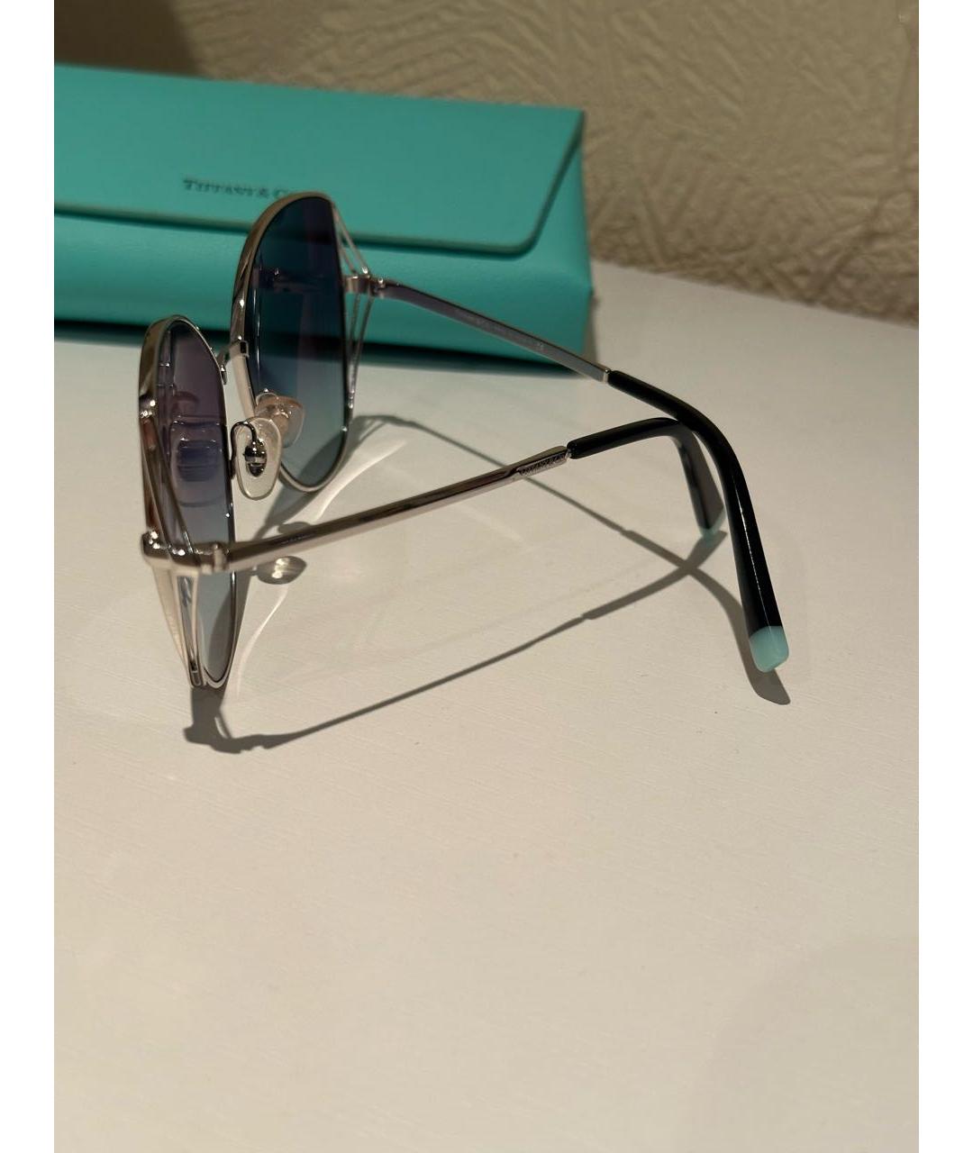 TIFFANY&CO Металлические солнцезащитные очки, фото 3