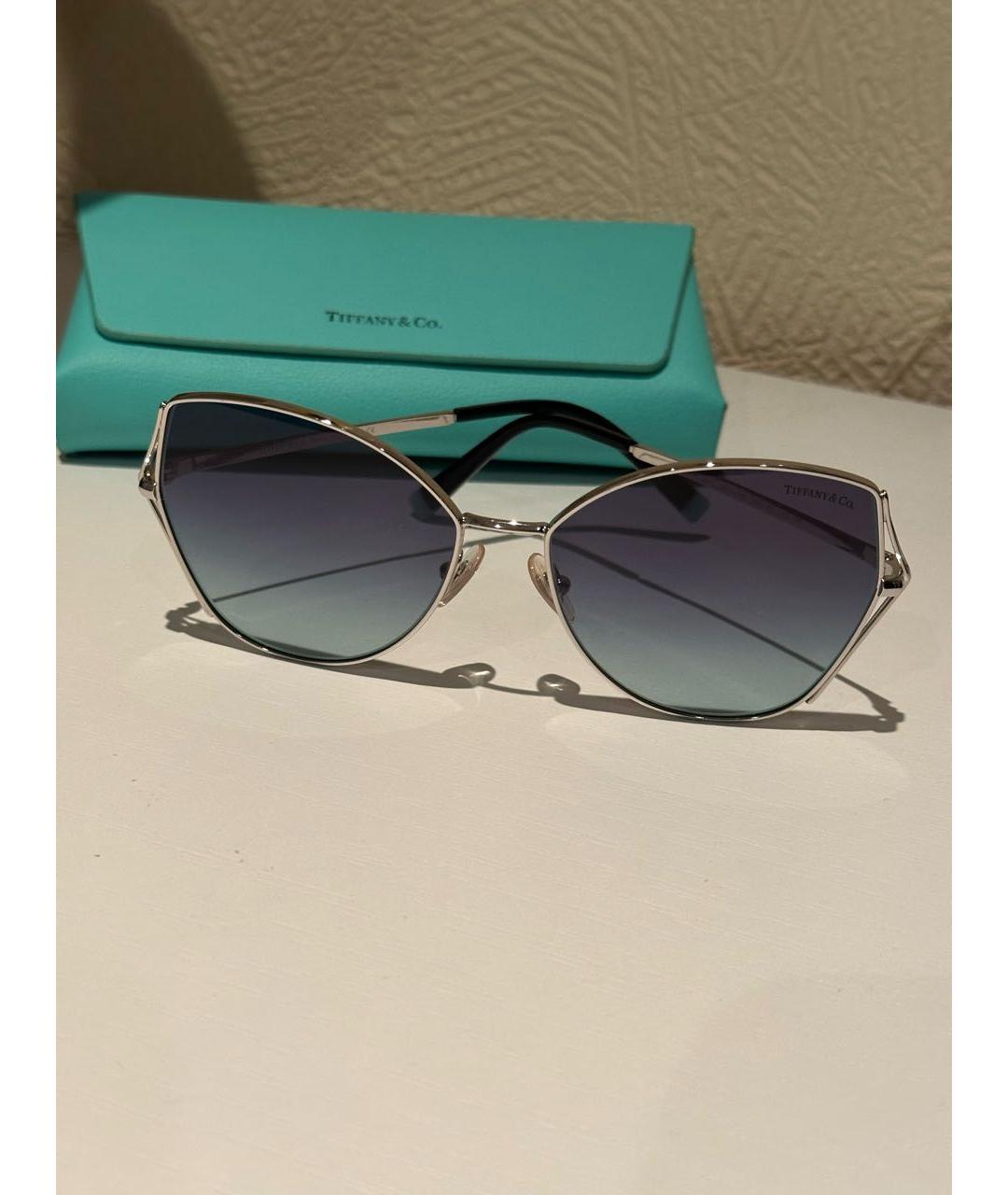 TIFFANY&CO Металлические солнцезащитные очки, фото 2