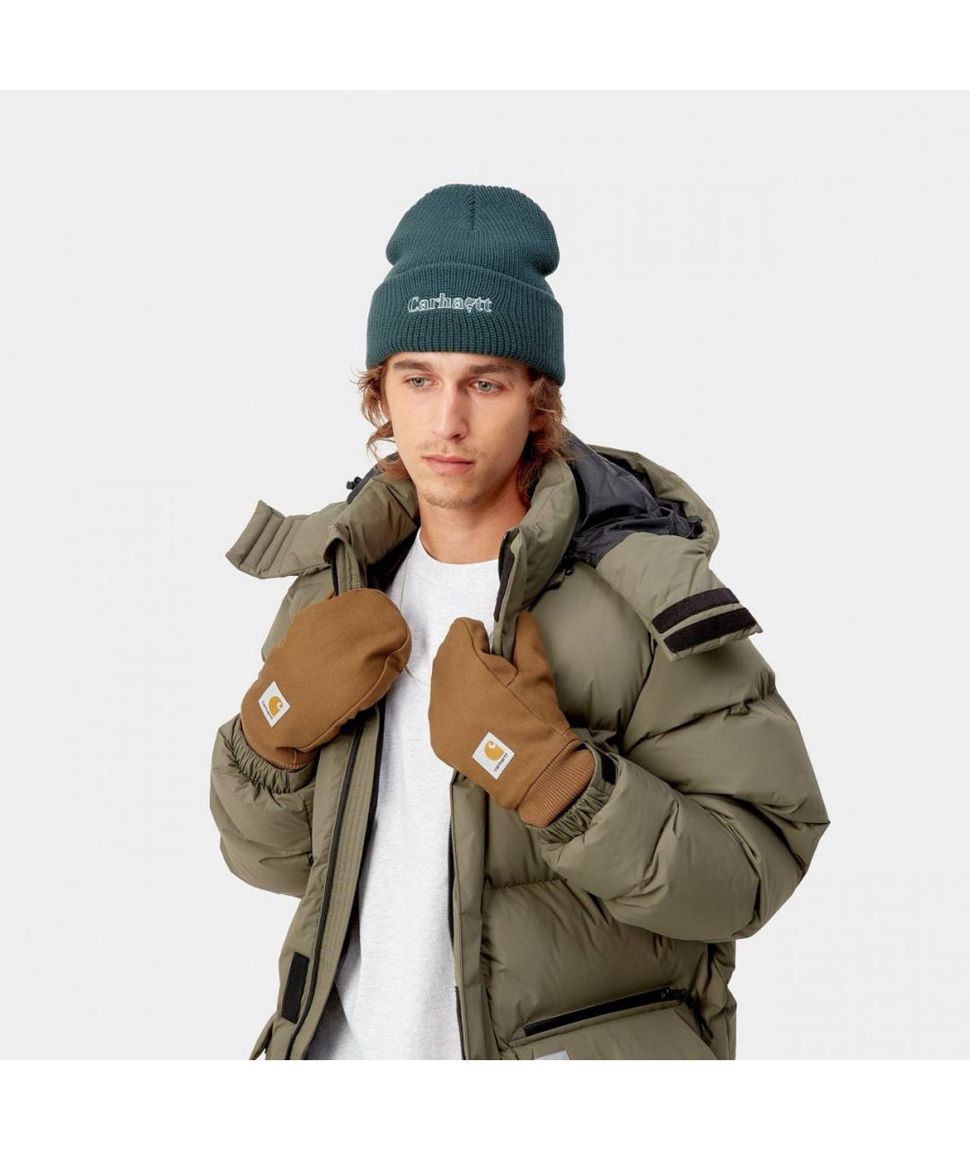 CARHARTT WIP Коричневые перчатки, фото 4