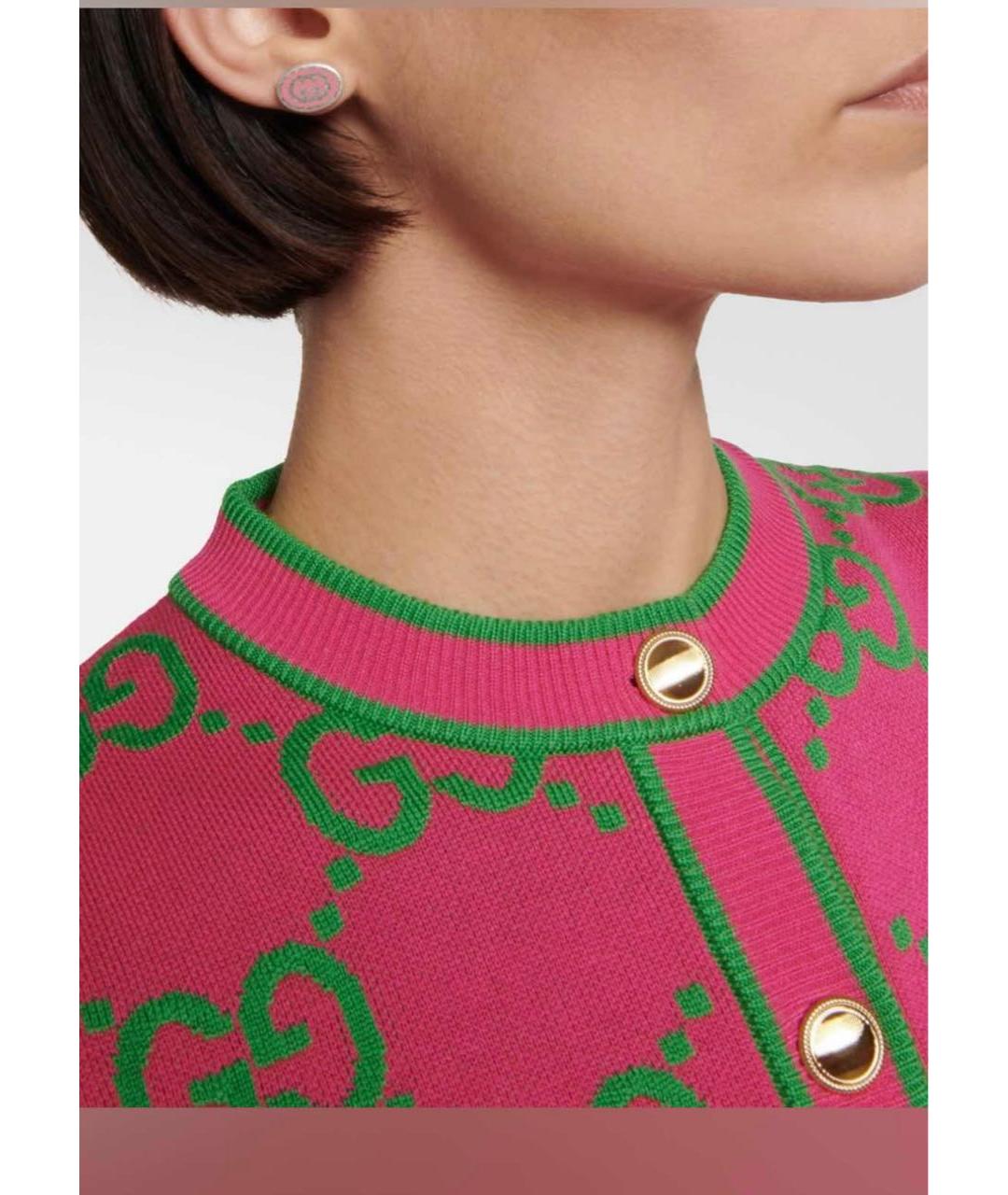 GUCCI Коралловые серебряные серьги, фото 5