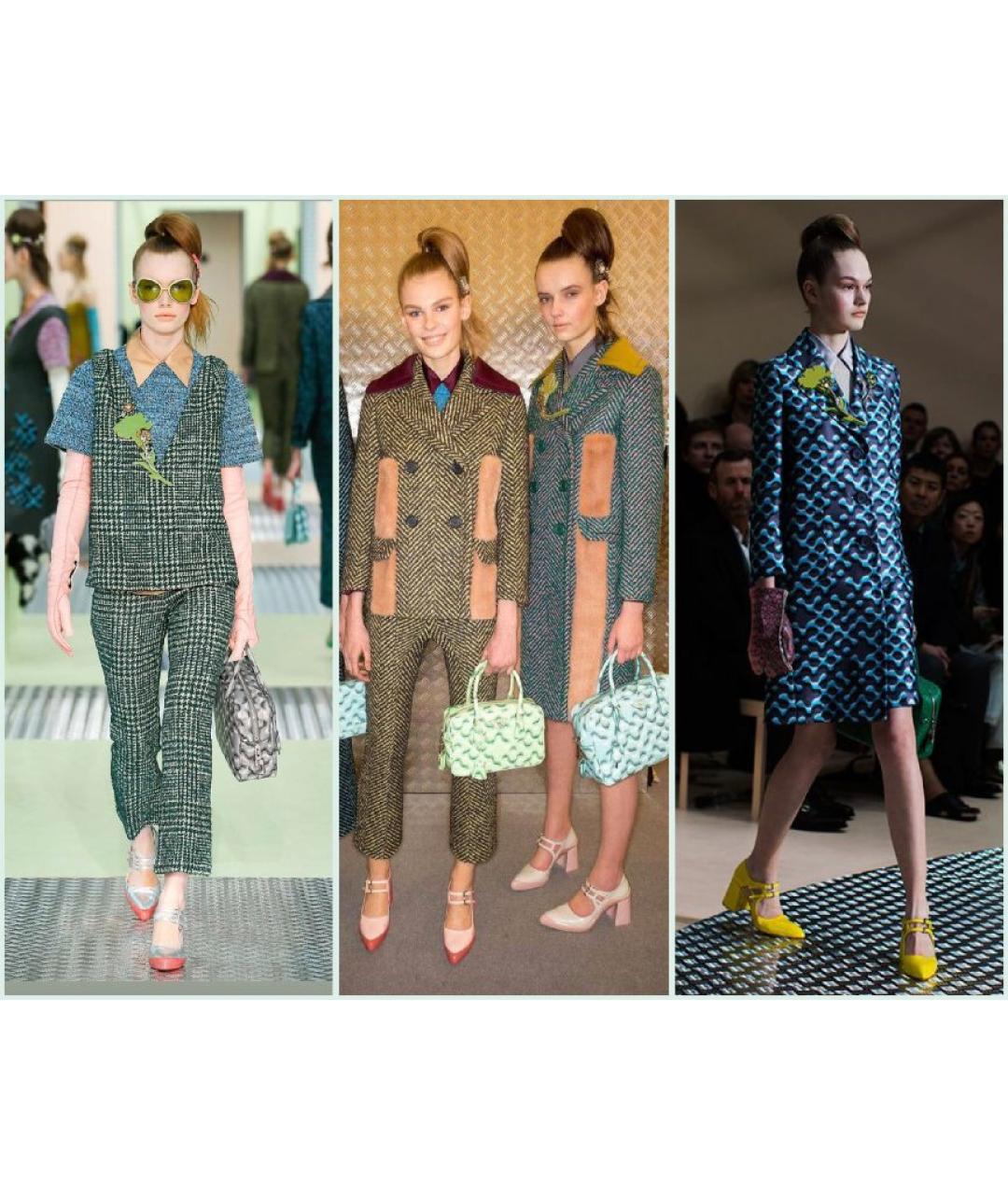 PRADA Салатовые кожаные туфли, фото 7