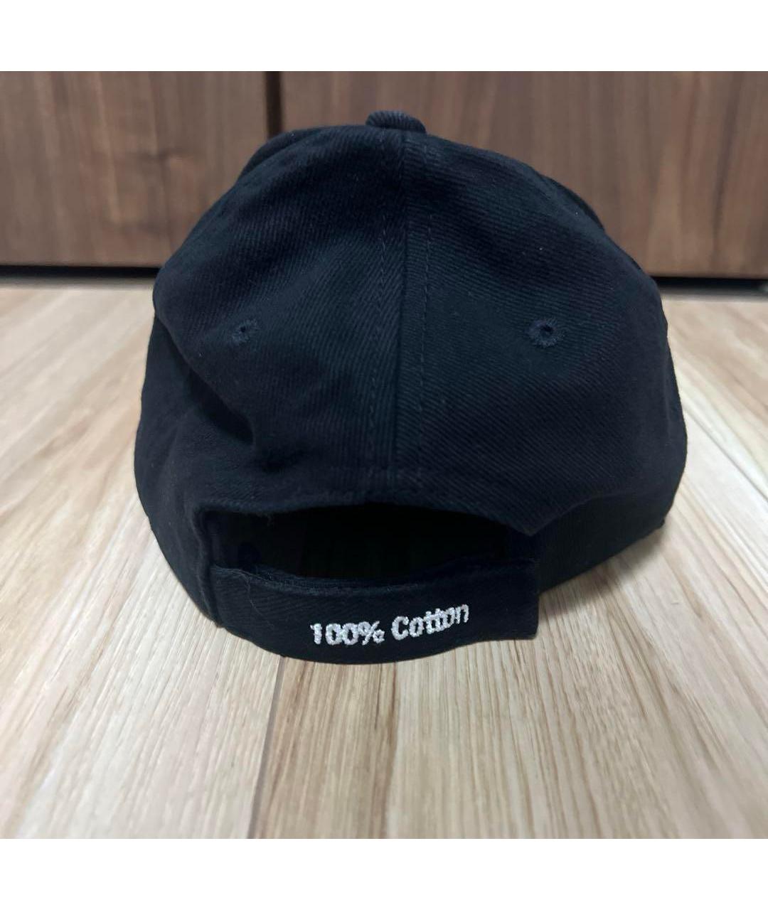 VETEMENTS Черная хлопковая кепка, фото 4