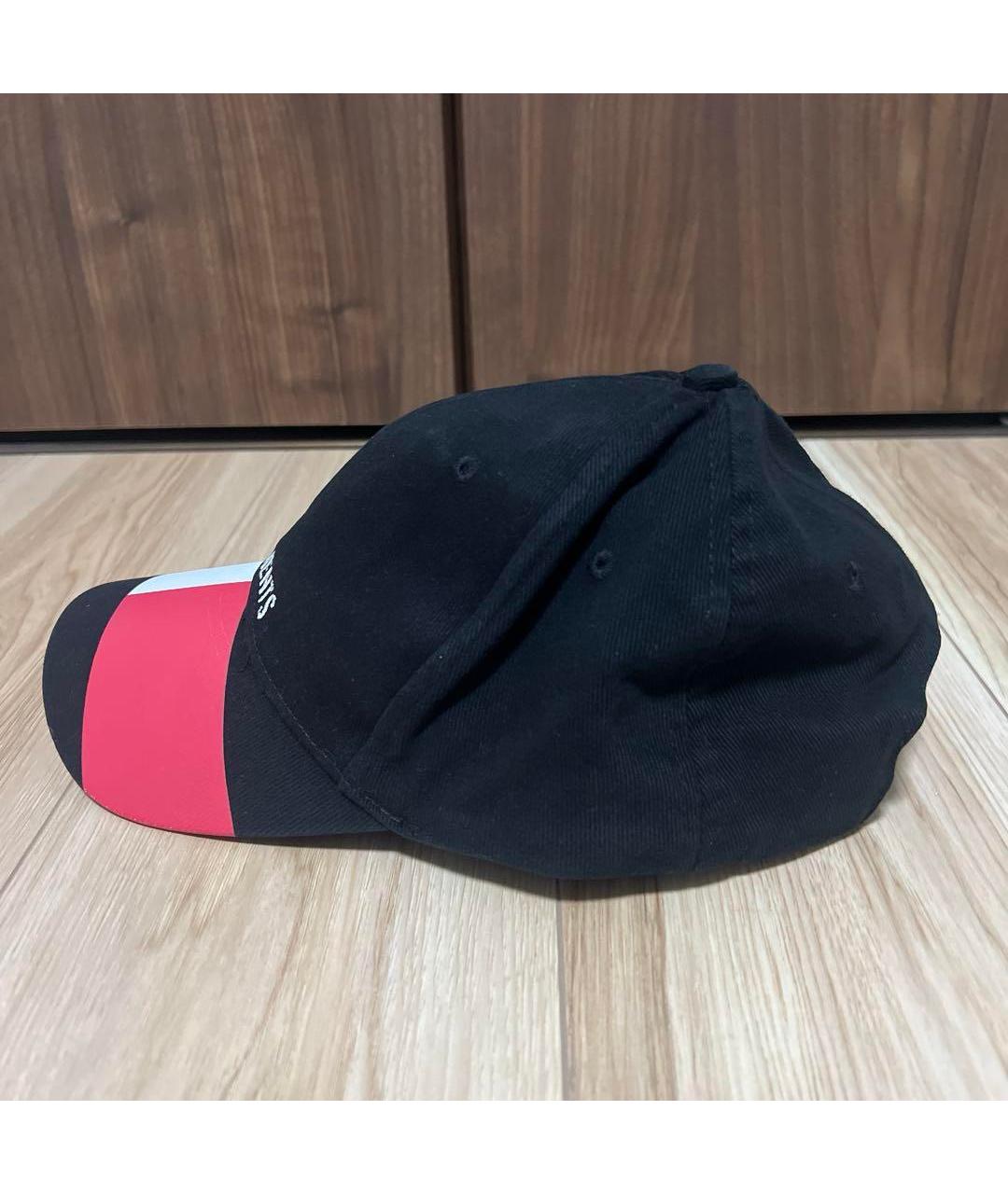 VETEMENTS Черная хлопковая кепка, фото 3