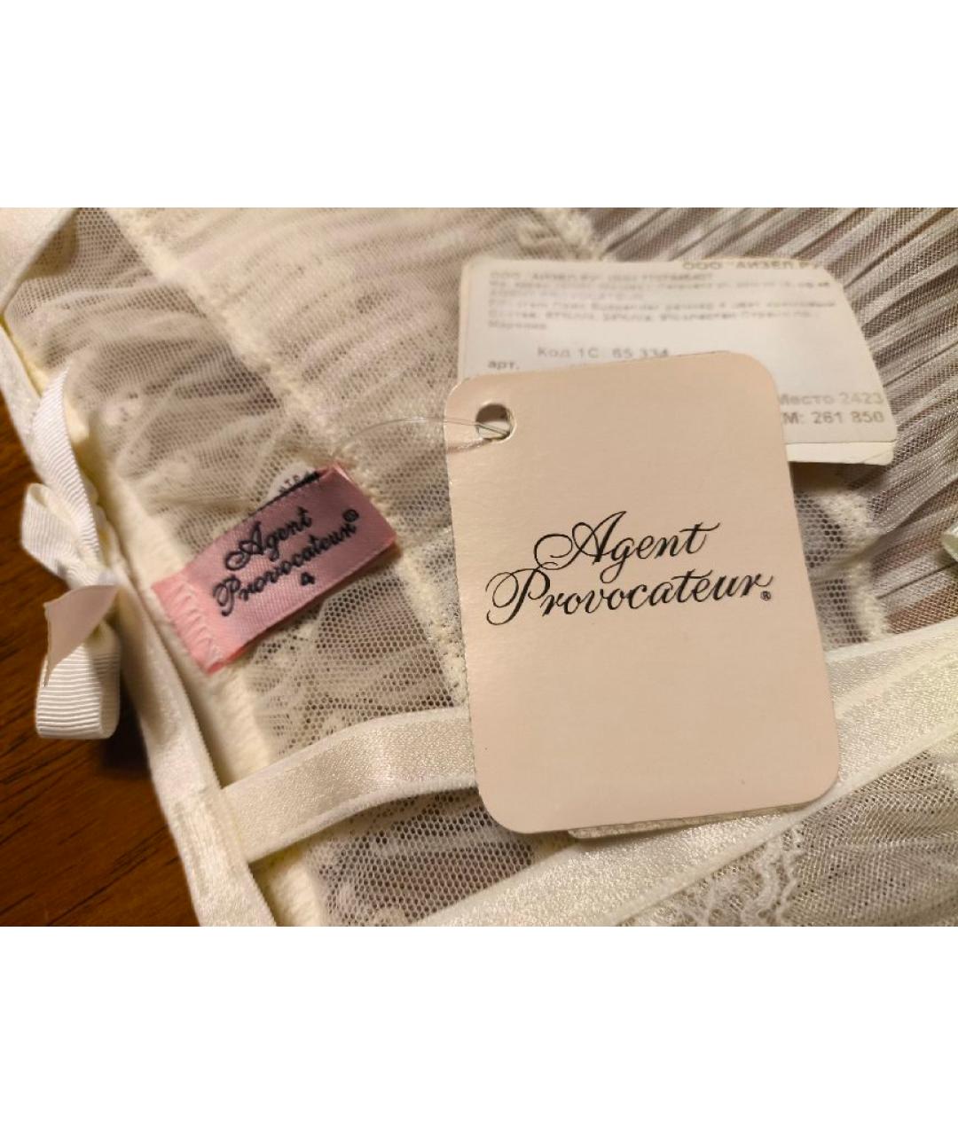 AGENT PROVOCATEUR Белые носки, чулки и колготы, фото 5