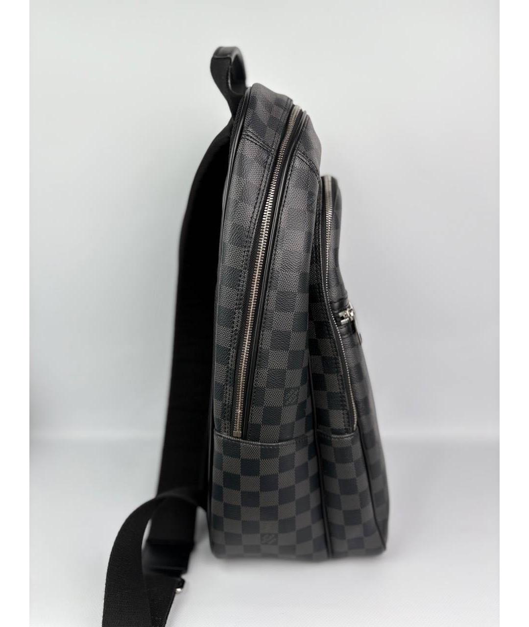 LOUIS VUITTON Черный рюкзак, фото 4