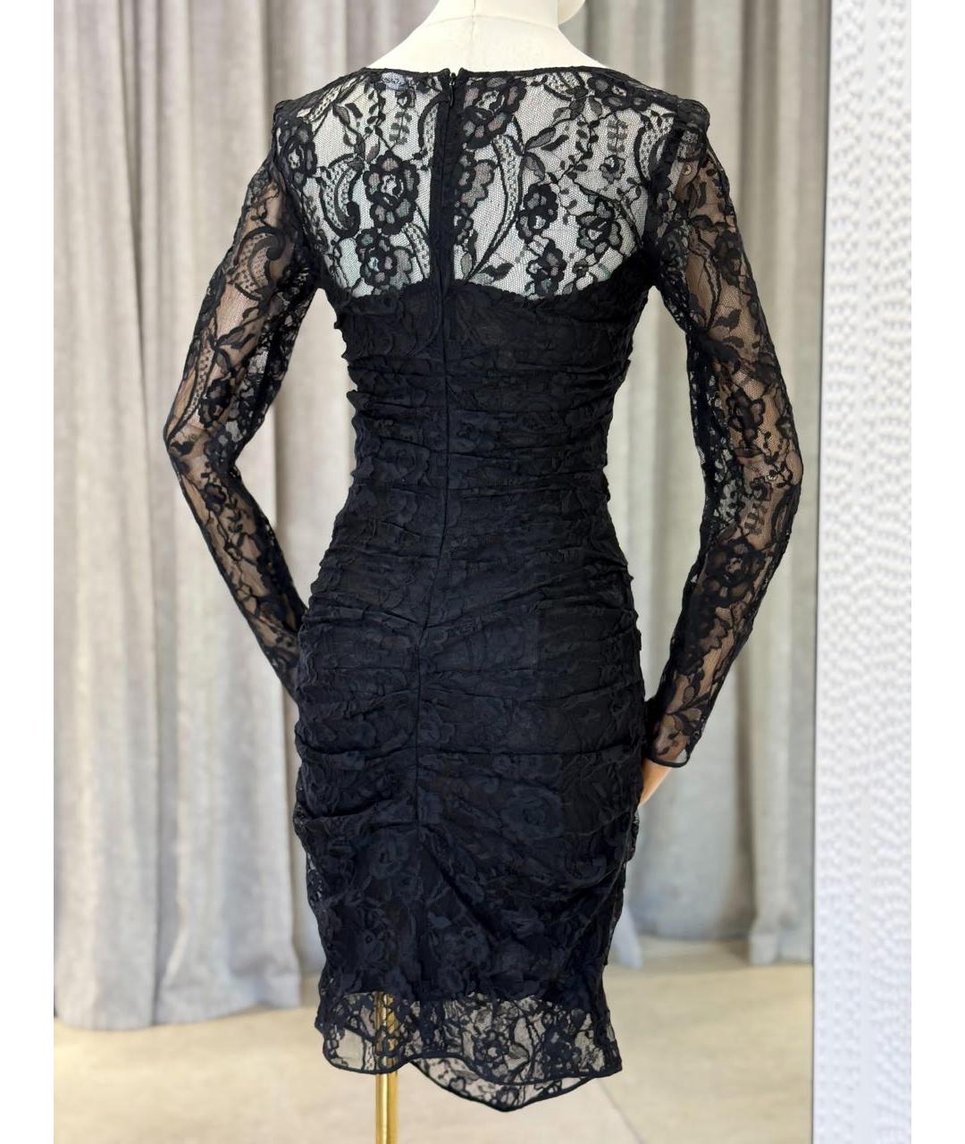 DOLCE&GABBANA Черное коктейльное платье, фото 2