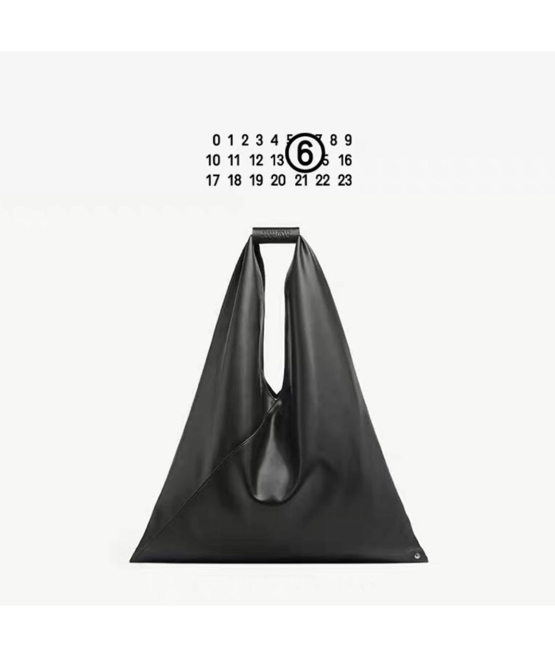 MM6 MAISON MARGIELA Черная сумка тоут, фото 8