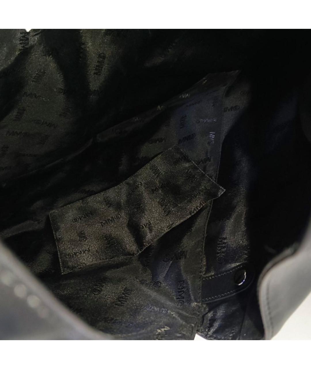 MM6 MAISON MARGIELA Черная сумка тоут, фото 6