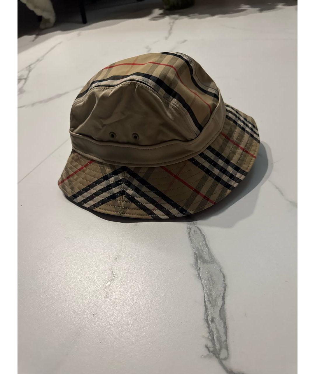 BURBERRY Бежевая кепка/бейсболка, фото 2