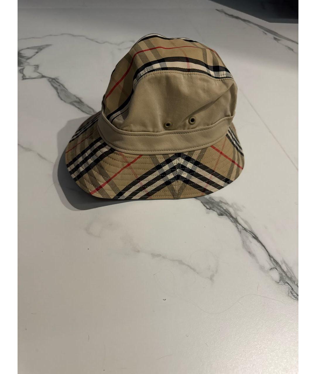 BURBERRY Бежевая кепка/бейсболка, фото 3