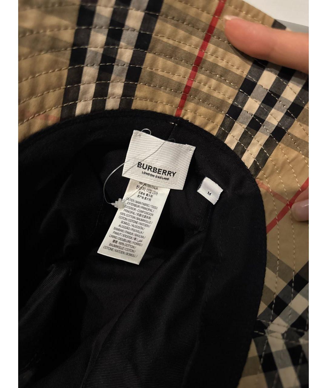 BURBERRY Бежевая кепка/бейсболка, фото 4