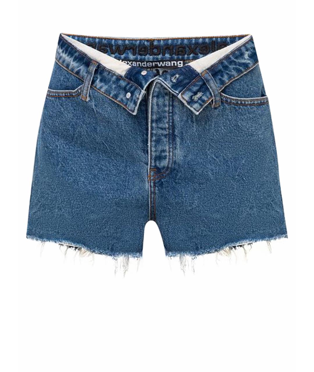 ALEXANDER WANG Синие хлопковые шорты, фото 1