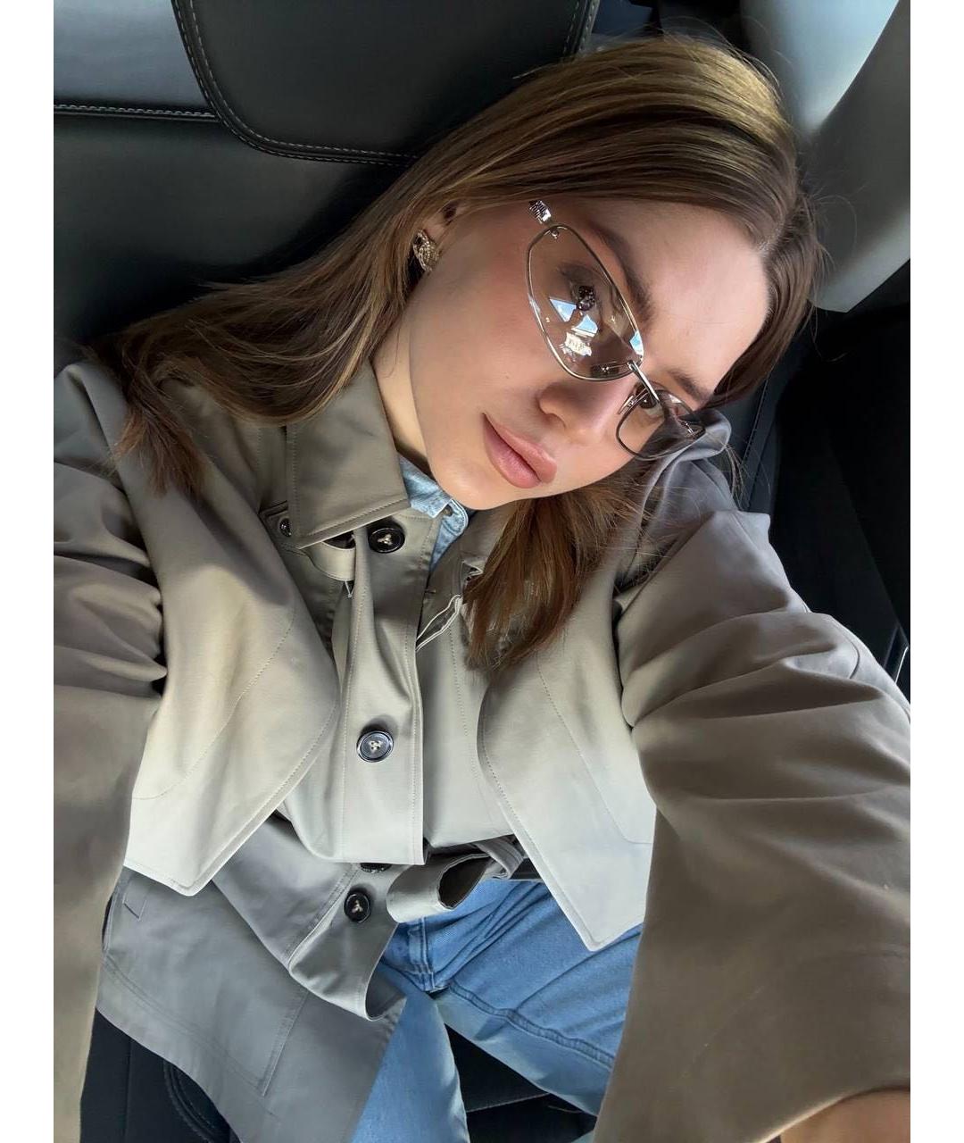 MIU MIU Металлические солнцезащитные очки, фото 7