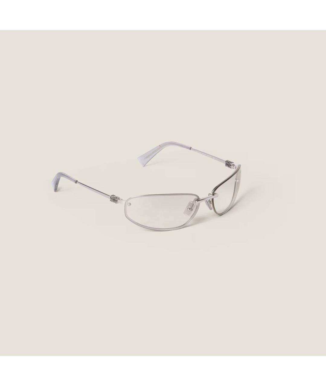 MIU MIU Металлические солнцезащитные очки, фото 8