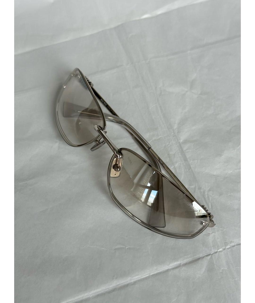 MIU MIU Металлические солнцезащитные очки, фото 3
