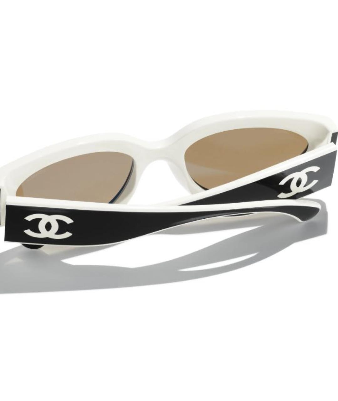 CHANEL Черные пластиковые солнцезащитные очки, фото 4