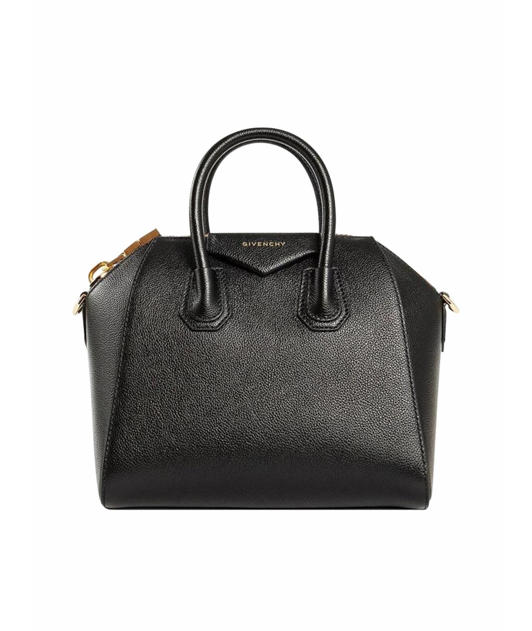 GIVENCHY Черная кожаная сумка тоут, фото 1