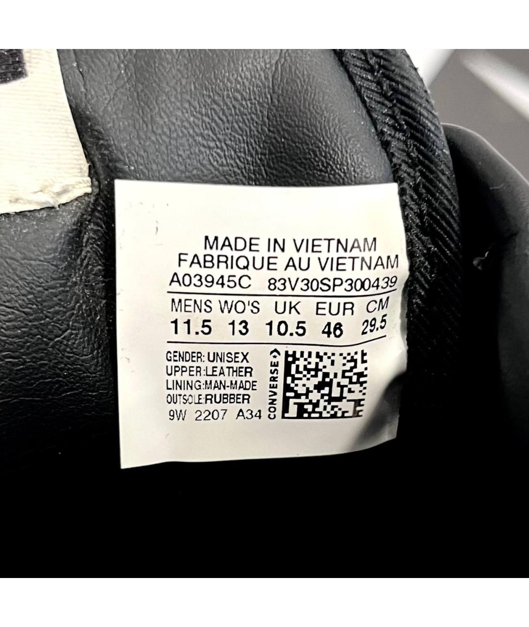 RICK OWENS DRKSHDW Черные кожаные высокие кроссовки / кеды, фото 7