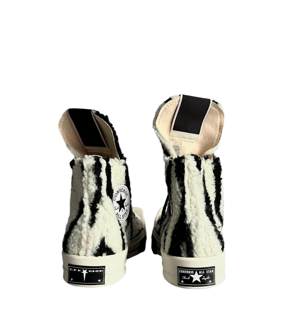 RICK OWENS DRKSHDW Белые высокие кроссовки / кеды, фото 4