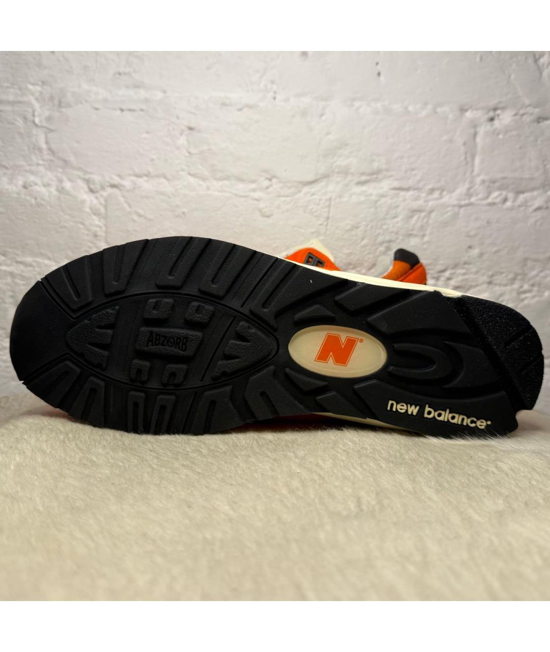 NEW BALANCE Оранжевое замшевые низкие кроссовки / кеды, фото 4