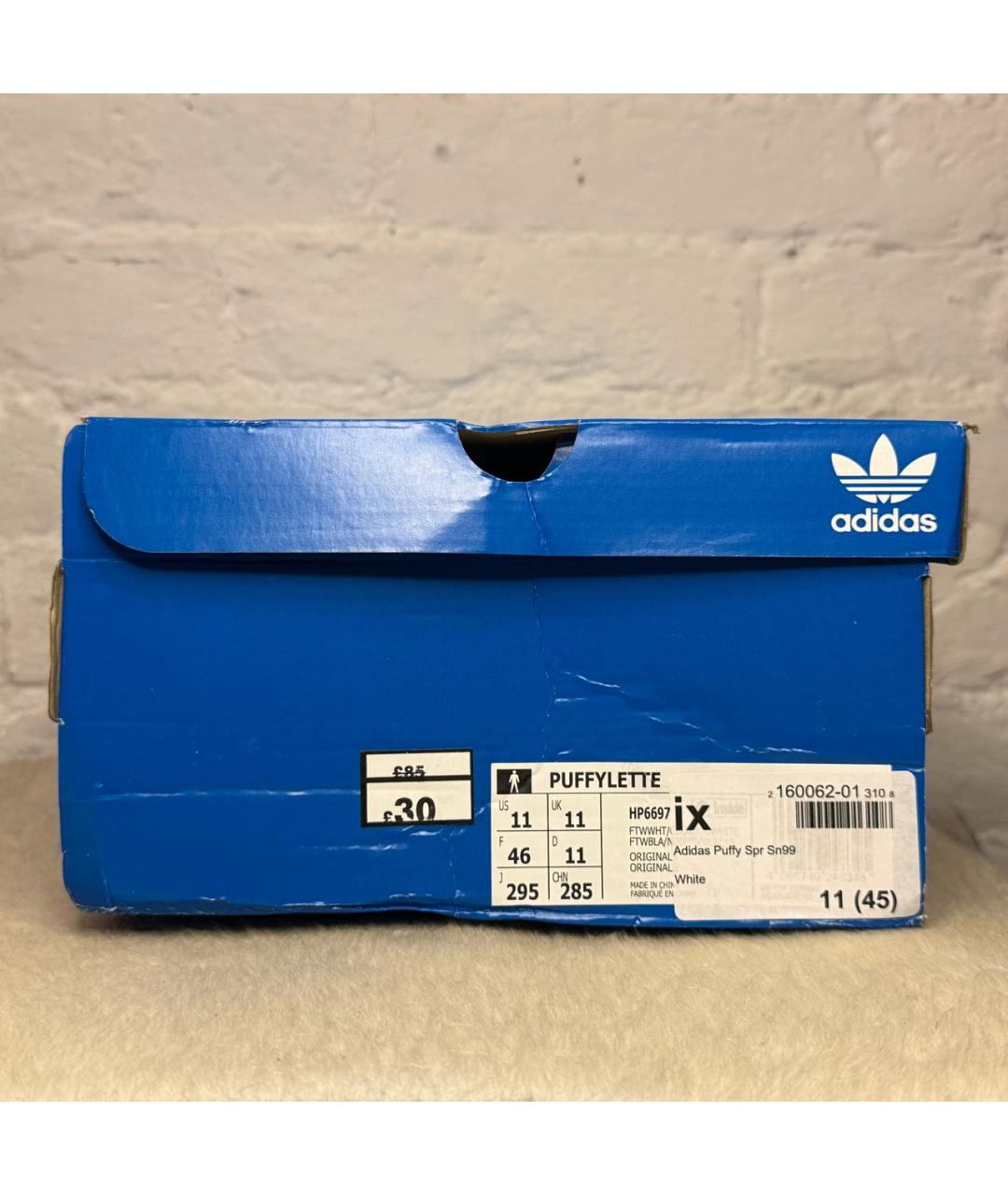 ADIDAS Белые синтетические низкие кроссовки / кеды, фото 6