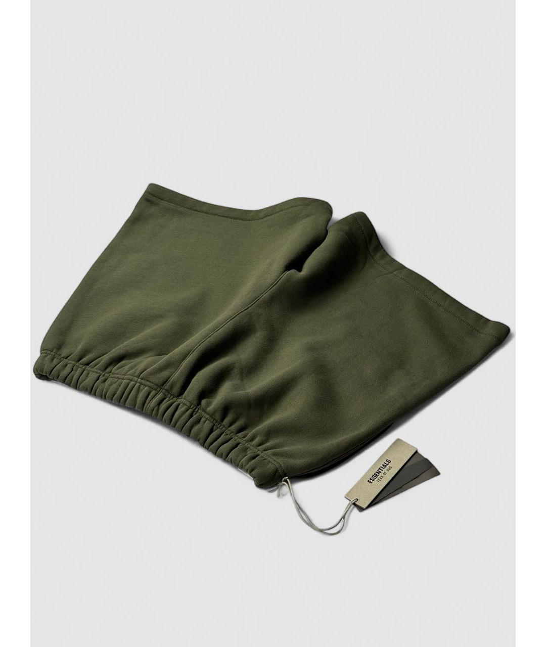 FEAR OF GOD ESSENTIALS Хаки хлопковые шорты, фото 2