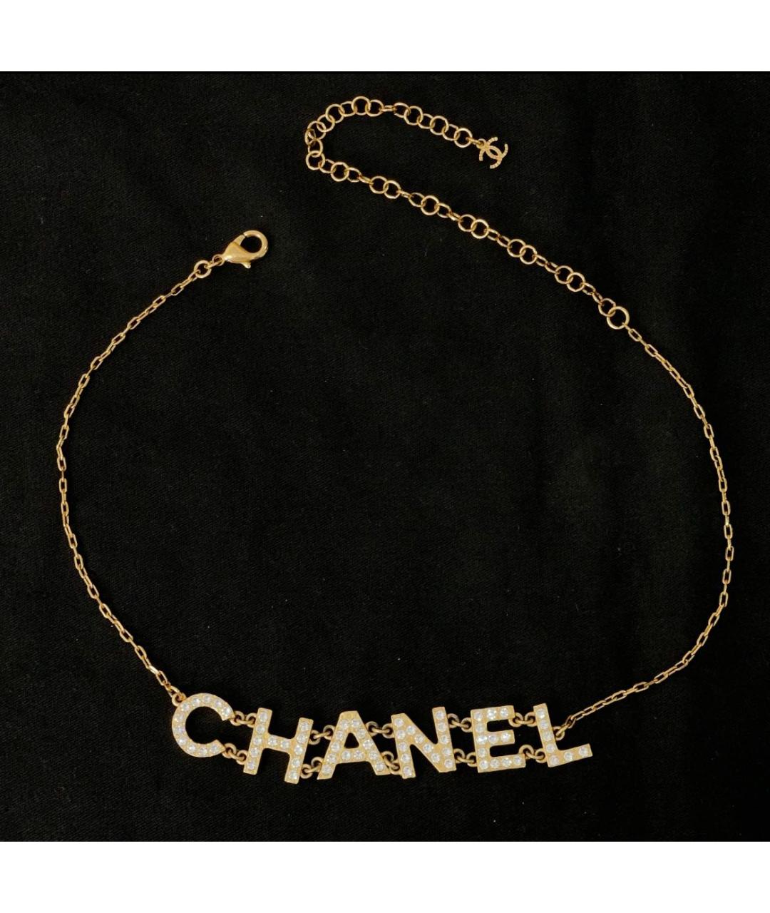 CHANEL Металлическое колье, фото 2